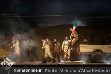 نمایش میدانی «جان فدا» در بوستان ولایت تهران