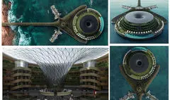 ترک‌ها برای قطر یک هتل گردان در خلیج فارس می‌سازند