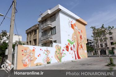 اجرای دیوارنگاری و ساماندهی بصری شهر تهران در رویداد بهارستان تهران 1400