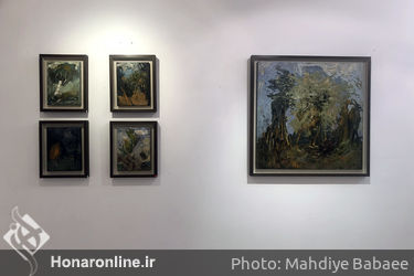 نمایشگاه نقاشی ابراهیم اکبری‌گرز در گالری هفت ثمر