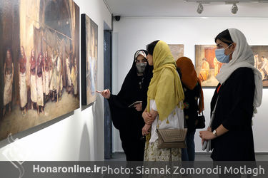 نمایشگاه آثار عظیم مرکبات‌چی در گالری مژده