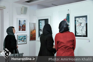 نمایشگاه گروهی با عنوان «چتری از جنس باران» در گالری سرزمین هنر