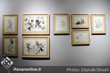 نمایشگاه طراحی حسن روح الامین در گالری وارطان