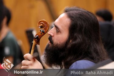 تمرین ارکستر سمفونیک تهران با رهبری منوچهر صهبایی