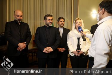 دیدار وزیر فرهنگ و ارشاد اسلامی با وزیر فرهنگ سوریه در تالار وحدت 