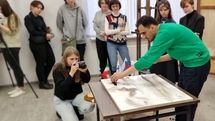 Painter Hassan Ruholamin holds workshop at Russian State University of Cinematography