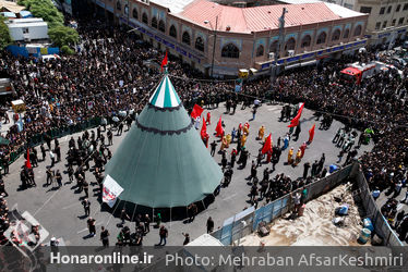 عاشورای حسینی در چهاراه گلوبندک تهران
