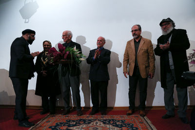 مراسم زادروز غلامحسین امیرخانی در موزه هنرهای دینی امام علی(ع)