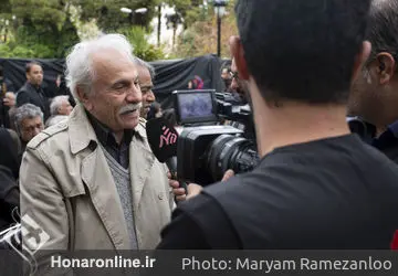 تشییع پیکر جمشید مشایخی