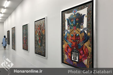 نمایشگاه آثار علی اکبر صادقی در گالری مدار موازی