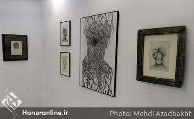 نمایشگاه آثار مرجان قربانی در  گالری هم‌رس
