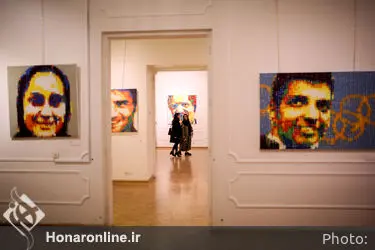 افتتاحیه نمایشگاه پرتره 100 چهره ورزشی ایران در کاخ سعدآباد