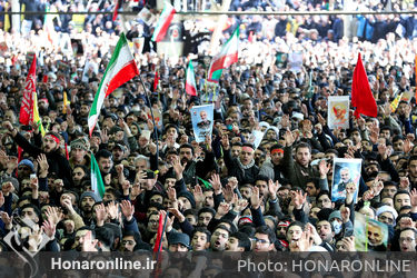 مراسم تشییع و اقامه نماز رهبری بر پیکر سردار بزرگ سپهبد شهید حاج قاسم سلیمانی و شهیدان مقاومت