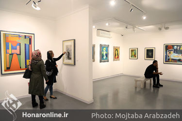 نمایشگاه نقاشی های ابراهیم فرجی در گالری هور‎