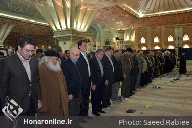 تجدید میثاق هنرمندان و وزیر ارشاد با آرمان های امام راحل