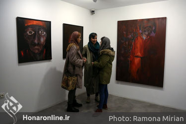 نمایشگاه نقاشی‌های شهره قنبری در گالری الهه