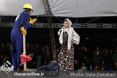 نمایش های خیابانی روز چهارم جشنواره تئاتر فجر