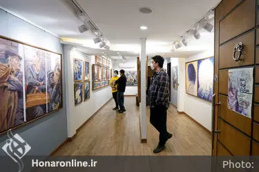 نمایشگاه نقاشی آرمین ابراهیم پور در گالری بهارک