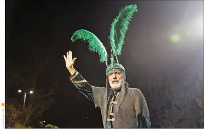تعزیه‌خوانی حضرت سیدالشهدا(ع) در امتداد رویداد «سوگ سرو» در برج آزادی