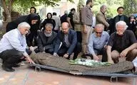 تشییع پیکر استاد تجویدی از خانه هنرمندان