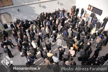 مراسم تشییع پیکر کاظم افرندنیا 