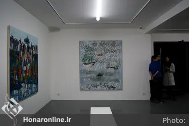 افتتاحیه نمایشگاه نقاشی‌های آنه محمد تاتاری در گالری اعتماد