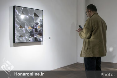 نمایشگاه آثار آینه‌کاری بابک سلیمانی در گالری آرت هاب آریانا