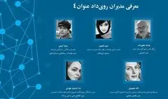 مدیران بخش های مختلف رویداد «عنوان»  معرفی شدند
