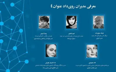 مدیران بخش های مختلف رویداد «عنوان»  معرفی شدند