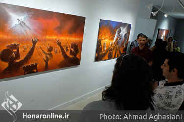 نمایشگاه نقاشی الیکا کشاورز در گالری نگر