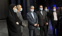 بازدید وزیر فرهنگ و ارشاد اسلامی از بخش فنی تالار وحدت /  تشریح نوسازی و به روز‌ رسانی تالار وحدت به پیشرفته‌ترین تجهیزات موجود در خاورمیانه
