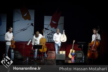 اجراي گروه موسیقی "نفس" به سرپرستی خومه کنته از کشور اسپانیا در سي و سومين جشنواره موسيقي فجر