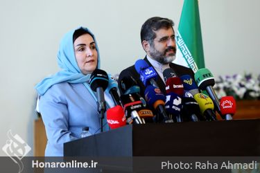 دیدار وزیر فرهنگ و ارشاد اسلامی با وزیر فرهنگ تاجیکستان در تالار وحدت 