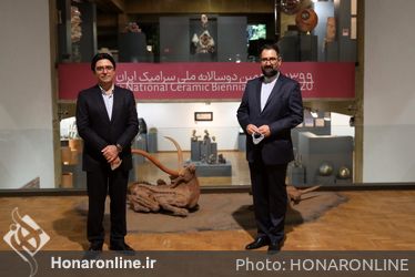 افتتاحیه یازدهمین دوسالانه ملی سرامیک ایران در فرهنگسرای نیاوران