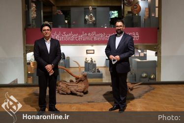 افتتاحیه یازدهمین دوسالانه ملی سرامیک ایران در فرهنگسرای نیاوران