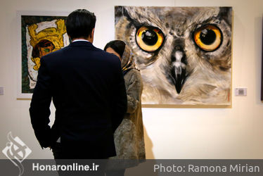 افتتاحیه نمایشگاهی از آثار هنرمندان در پردیس ملت