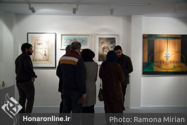 نمایشگاه سالانه گالری هنری فرشته در نگارخانه شهر کتاب فرشته