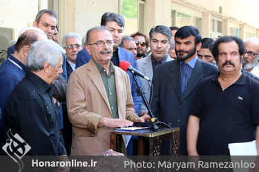 مراسم تشییع پیکر صدرالدین شجره در رادیو ارگ