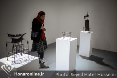 نمایشگاه آثار حجم مهدی رنگچی در گالری اعتماد 2