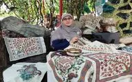 نگاهی به نمایشگاه «صوف»؛ پوشاک و تابلوهای مزین به هنر پته‌دوزی در مجموعه سعدآباد
