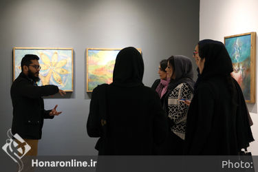 افتتاحیه نمایشگاه نقاشی های حسن مرشد در گالری هپتا