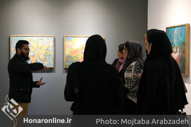 افتتاحیه نمایشگاه نقاشی های حسن مرشد در گالری هپتا