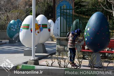  رنگ آمیزی تخم مرغ های نوروزی (2)