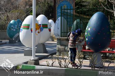  رنگ آمیزی تخم مرغ های نوروزی (2)