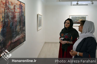 نمایشگاه نقاشی های سامان فرهنگی در گالری دید