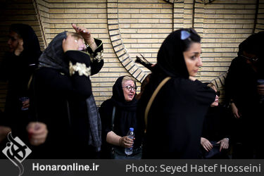 مراسم تشییع پیکر "حسین عرفانی" دوبلور پیشکسوت