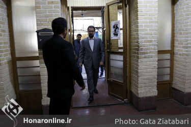 بازدید سید محمد مجتبی حسینی از هنرستان موسیقی پسران 
