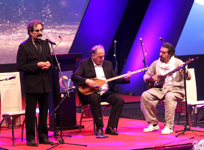 Vocalists Shahram Nazeri, Maz’har Khaleqi receive Galawej lifetime honors