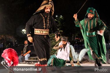 مجلس تعزیه خوانی حسینی در پهنه رودکی (۲)