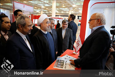 افتتاح رسمی بیست و دومین نمایشگاه مطبوعات با حضور رییس جمهور